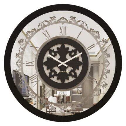 Enhance your living space with this stunning Large Black Wall Clock, a modern and unique addition to any room. This oversized clock features a sleek square design with Roman numerals, giving it a touch of vintage and retro charm. Perfect for the kitchen or living room, this silent clock will keep you on track without disrupting the peace and quiet. Elevate your home decor with this stylish and antique-inspired piece that seamlessly blends function and style. Make a statement with this must-have Large Wall Clock today!