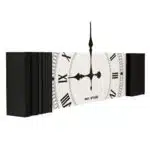 Add a touch of modern sophistication to your space with our exquisite Rectangular Wall Clock. This large wall clock doubles as a stylish piece of decor, featuring a unique design with elegant Roman numerals. Whether placed in your kitchen or living room, this black and gold wall clock will add a luxurious accent to your home. The silent mechanism ensures a peaceful atmosphere, making it perfect for any room where you want to relax and unwind. Elevate your decor with this designer piece that seamlessly combines form and function.