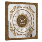 Add a touch of boho charm to your living space with this one-of-a-kind Boho Style Roman Numeral Mirror Clock. This chic vintage square wall clock in patina gold exudes elegance and adds a sophisticated feel to any room. Perfect for living rooms, this unique wall art piece is a statement-making addition to your home decor. Stay on time in style with this stunning clock that effortlessly blends function and fashion.