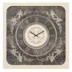 Add a touch of timeless elegance to your living space with our Square Beige Colour Wall Clock. This Roman Numerals Clock features a Shell Vintage design that exudes artisan charm. Large and striking, this Traditional Floral Clock is not only a stylish statement piece but also a functional addition to your home decor. The silent mechanism ensures a peaceful environment while the Decorative Mirrored accents add a touch of glamour. Handmade with care, this Vintage Clock is a unique piece that is perfect for any interior design style, from boho to retro. Whether displayed in your living room or bedroom, this clock will elevate your room decor and make a perfect housewarming gift. Transform your space with this Aesthetic Design clock that is sure to become a centerpiece of any room.