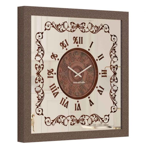 Add a touch of sophistication to your home with this striking Copper Colour Wall Clock. With its sleek design and oversized structure, this Large Wall Clock will make a statement in any room, whether it's the kitchen, living room, or bedroom. The unique combination of modern and vintage elements in this Unique Wall Clock creates a timeless look that fits any decor style. Featuring silent mechanism, this Living Room Clock is not only stylish but also practical. The Roman Numerals on this Retro Square Wall Clock add a classic touch, making it a perfect blend of antique charm and contemporary elegance. Upgrade your space with this eye-catching piece - a must-have for those who appreciate quality and style.
