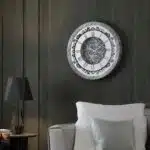 Round Clock with Roman Numerals, Statement Piece for Living Room - Image 11