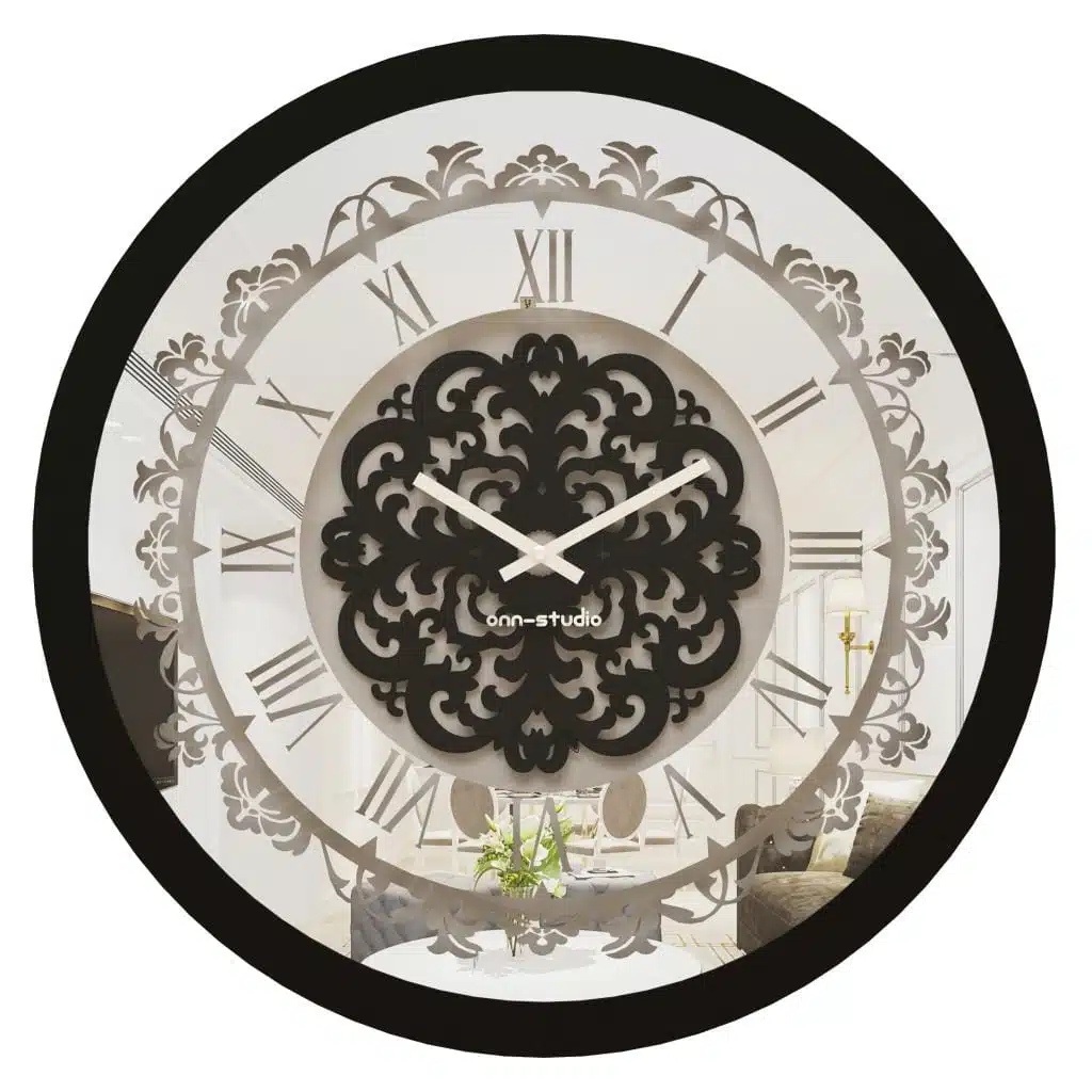 Add a touch of modern elegance to your home with our Large Black Wall Clock. This unique wall clock is perfect for both the kitchen and living room, adding a stylish statement piece to your decor. Its oversized design and retro square shape make it a standout piece, while the silent vintage-inspired operation ensures it won't disrupt your space. Featuring classic Roman numerals, this antique wall clock combines timeless charm with contemporary flair. Upgrade your space with this stunning piece that is both functional and fashionable. Perfect for those seeking a large, striking clock to elevate their interior design.