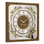 Add a touch of boho charm to your living space with this one-of-a-kind Boho Style Roman Numeral Mirror Clock. This chic vintage square wall clock in patina gold exudes elegance and adds a sophisticated feel to any room. Perfect for living rooms, this unique wall art piece is a statement-making addition to your home decor. Stay on time in style with this stunning clock that effortlessly blends function and fashion.