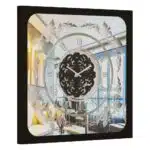 Add a touch of sophistication and style to your home with this impressive Large Black Wall Clock. This unique wall clock is the perfect addition to any living room, kitchen, or office space. Featuring a sleek modern design with retro inspirations, this oversized wall clock commands attention with its bold square shape and classic Roman numerals. The silent movement ensures a quiet environment while still keeping perfect time. Embrace the vintage charm of this antique wall clock and make a statement with this large, eye-catching piece that is sure to become a focal point in any room.