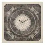 Add a touch of elegance to your living space with our Square Beige Colour Wall Clock featuring Roman Numerals and a Traditional Floral design. This Artisan clock is a true statement piece, handcrafted with care to bring a vintage charm to your home. Its large size and silent movement make it perfect for any room decor, while the Decorative Mirrored accents add a unique touch to this clock. Whether you are looking for an interior design upgrade or a thoughtful housewarming gift, this beautiful piece is sure to impress. Embrace the Boho Wall Art trend with this Retro-inspired clock, creating an aesthetic design that will enhance any space. Don't miss out on this opportunity to add a one-of-a-kind, Handmade Wall Clock to your collection!