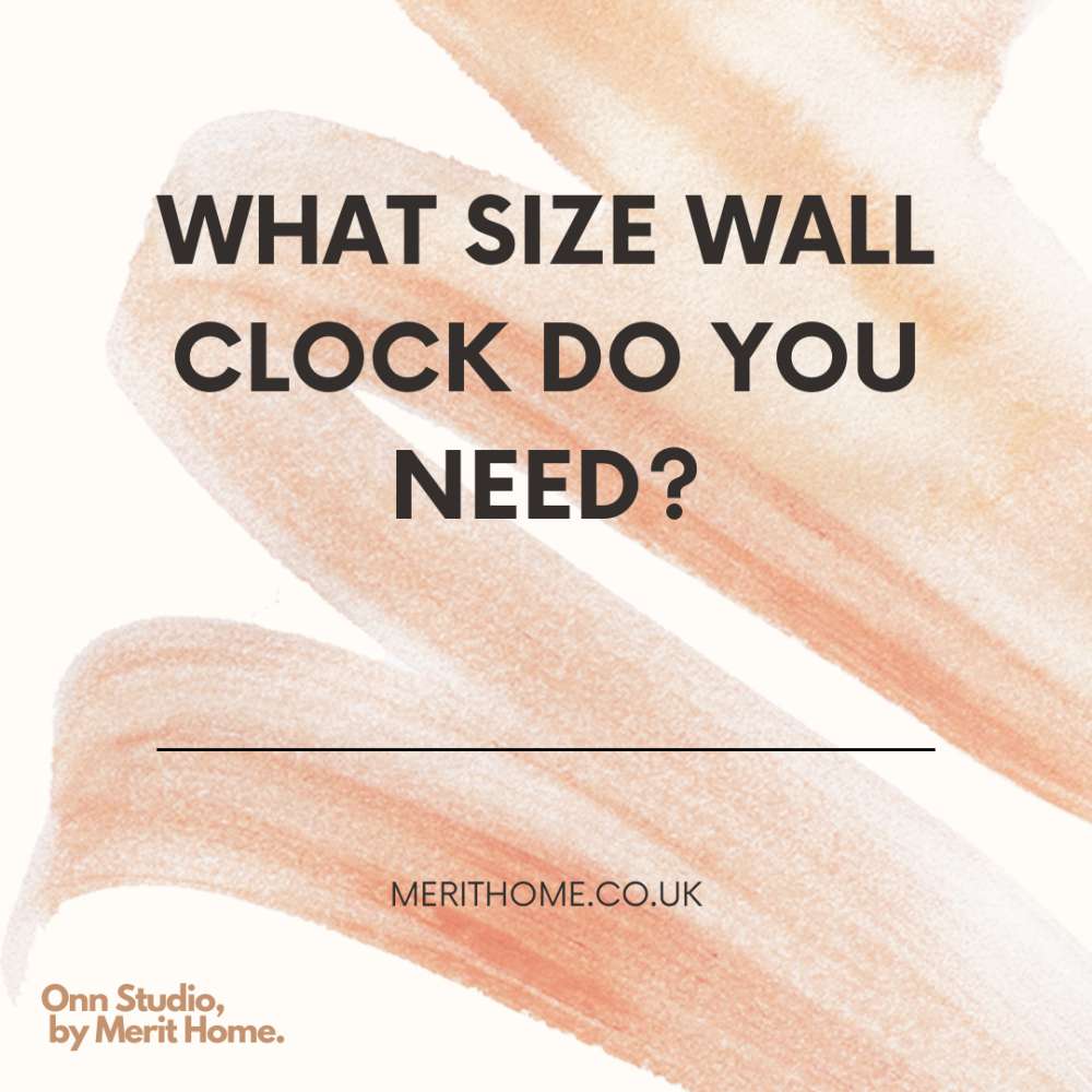 What size wall clock do you need?