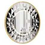 Add a touch of elegance to your space with this stunning Round Large Gold Mirror. This Aesthetic Unique Mirror is perfect for adding a touch of sophistication to any room, whether it's in your bathroom as a stylish Vanity Mirror or in your living room or entryway as a statement piece. The intricate design of this Unique Mirror will catch the eye of anyone who enters your home. Elevate your decor with this exquisite Bathroom Vanity Mirror today.