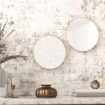 Introduce a touch of elegance and style to your living space with this Unique Decorative Round Mirror. Perfect for enhancing your living room décor or adding a chic accent to your bathroom vanity, this handmade wood mirror is a true statement piece. The intricate design and aesthetic appeal make it a standout choice for any interior design style. Whether used as a wall accent or as part of your room decor, this mirror is sure to add charm and sophistication to your home. Elevate your space with this stunning piece of art that is not only functional but also adds a touch of luxury to your surroundings.