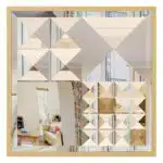 Aesthetic Design Wall Mirror - Home Décor for Stylish Living Room - Image 2