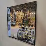 Aesthetic Design Wall Mirror - Home Décor for Stylish Living Room
