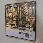 Aesthetic Design Wall Mirror - Home Décor for Stylish Living Room