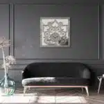 Introducing our exquisite Roman Numeral Wall Clock, the perfect statement piece for your living room decor. This chic vintage-inspired square wall clock in a stunning silver patina finish exudes elegance and sophistication. Its unique design adds a touch of luxury to any space, making it a must-have for those who appreciate chic home decor. Upgrade your living room with this stylish yet functional wall art that is sure to impress guests and elevate the ambiance of your home.