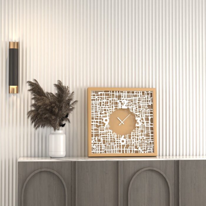 Add a touch of sophistication to your home decor with our Unique Large Wooden Wall Clock. This stunning timepiece is the perfect addition to your living room or kitchen, adding a modern and stylish flair to any space. It is ideal for those who appreciate oversized wall clocks that make a statement. This elegant clock is available in classic black, sleek gray, luxurious gold, warm beige, and chic silver, ensuring there is a perfect match for every home. A Housewarming Gift Idea that is both practical and beautiful, this Large Black Square Wall Clock is sure to impress. Upgrade your living room or kitchen decor with this New Elegant Large Timepiece and enjoy the timeless charm it brings to your home. Choose a Large Wall Clock that not only keeps perfect time but also enhances the aesthetic appeal of your living space. Upgrade to our Silent Wall Clock for a peaceful environment while still enjoying the sleek design of a Modern Clock. Elevate your interior with this Large Clock and make a statement with your decor. Shop our collection of Kitchen Clocks and Living Room Clocks to find the perfect match for your home today!