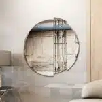 Unique Bathroom Vanity Mirror - Boho Wall Art - Irregular Mirror