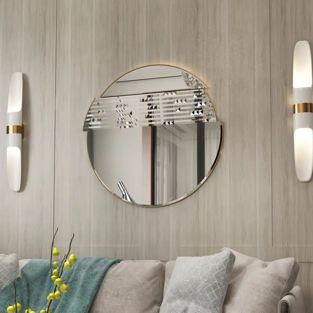 Unique Bathroom Vanity Mirror - Boho Wall Art - Irregular Mirror - Image 3