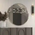 Unique Bathroom Vanity Mirror - Boho Wall Art - Irregular Mirror - Image 5