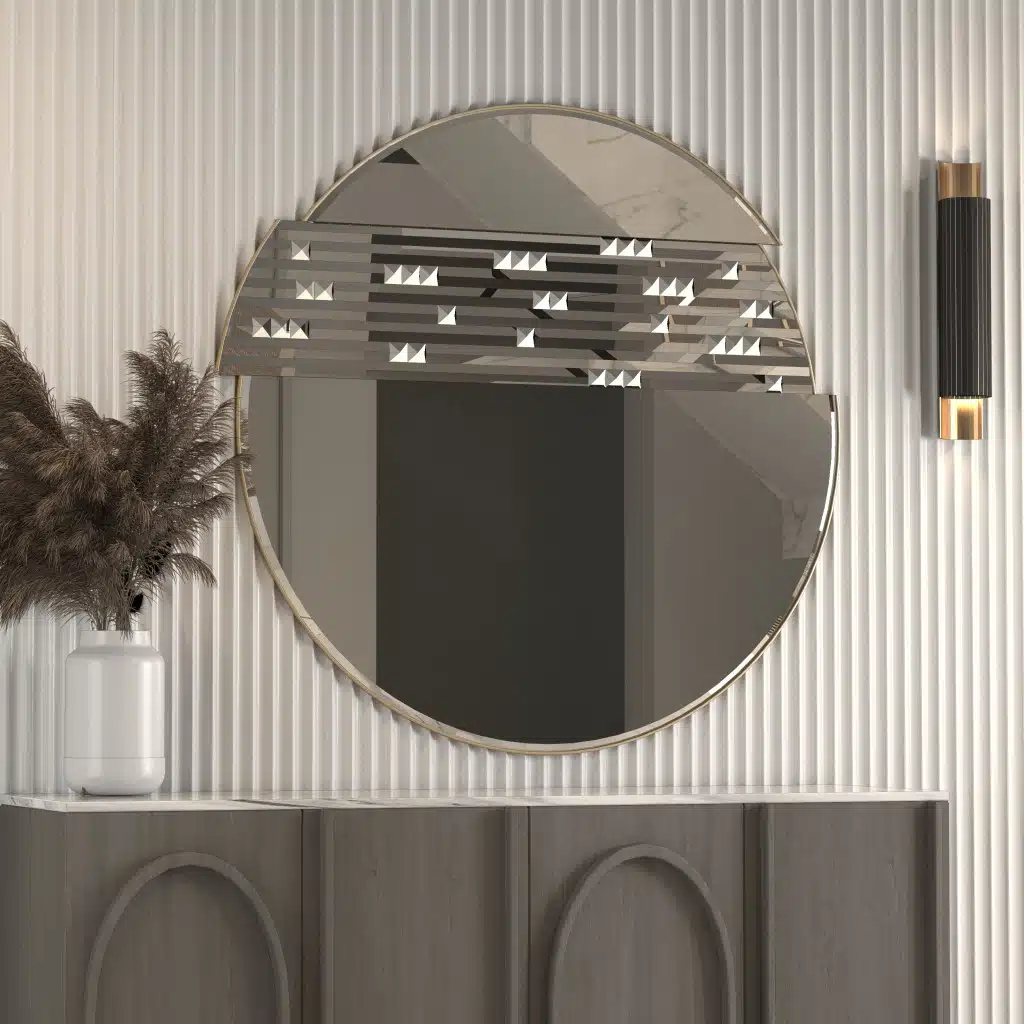 Unique Bathroom Vanity Mirror - Boho Wall Art - Irregular Mirror - Image 5