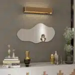 Wavy Mirror, Bathroom Vanity, Unique Asymmetrical Wall Décor - Image 3