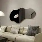 Wavy Mirror, Bathroom Vanity, Unique Asymmetrical Wall Décor - Image 4