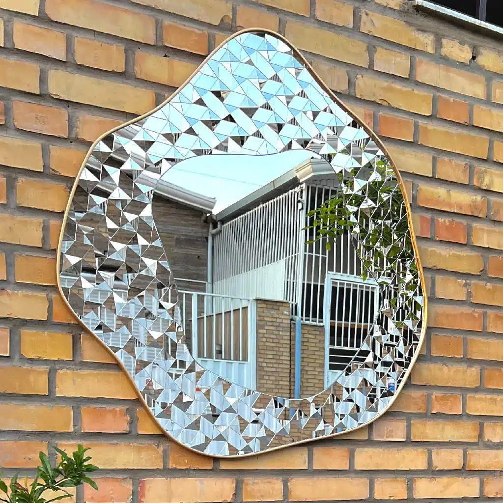 Asymmetrical Irregular Wavey Vanity Wall Mirror, Aesthetic Decor - Image 14