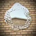 Asymmetrical Irregular Wavey Vanity Wall Mirror, Aesthetic Decor - Image 4