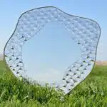 Asymmetrical Irregular Wavey Vanity Wall Mirror, Aesthetic Decor - Image 3