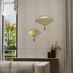 Add a touch of modern elegance to your living space with this stunning Asymmetrical Mirror for Living Room Décor. This unique irregular mirror is perfect for adding a contemporary flair to any room and makes a wonderful housewarming gift. Its fan shape design exudes a modern and minimalistic vibe, while the option of choosing between a large and small size ensures a perfect fit for your space. Whether you place it above a bathroom vanity or in the entryway, this mirror is sure to elevate the style of your home décor.