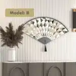 Fan Shape Bathroom Vanity Mirror - Minimal Irregular Mirror Design - Image 3