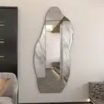 Asymmetrical Floor Mirror for Living Room Décor, Wavey Mirror - Image 3