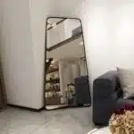 Wavy Asymmetrical Mid Century Wall Mirror for Bathroom Vanity - Image 7