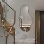 Wavy Mirror, Bathroom Vanity, Unique Asymmetrical Wall Décor - Image 6