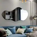 Wavy Mirror, Bathroom Vanity, Unique Asymmetrical Wall Décor - Image 7
