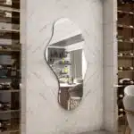 Wavy Mirror, Bathroom Vanity, Unique Asymmetrical Wall Décor - Image 8