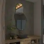 Wavy Mirror, Bathroom Vanity, Unique Asymmetrical Wall Décor - Image 12