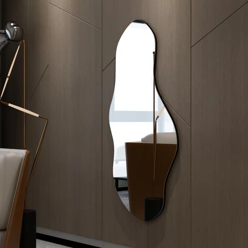 Wavy Mirror, Bathroom Vanity, Unique Asymmetrical Wall Décor - Image 14