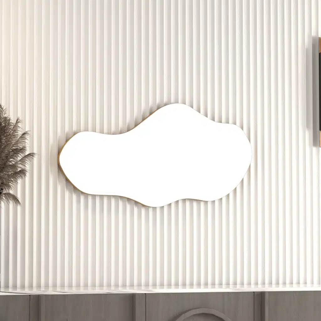 Wavy Mirror, Bathroom Vanity, Unique Asymmetrical Wall Décor - Image 20