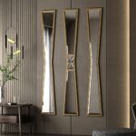 Add a touch of elegance to your home décor with this stunning Full-length Irregular Gold Mirror. This versatile piece can be used as an Entryway Mirror to make a statement as soon as guests walk through the door, or as a Vanity Mirror for your morning routine. The unique irregular shape adds a modern twist to the classic design, making it perfect for any space. Whether you need a Narrow Mirror for a small area or a Long Mirror to add depth to a room, this gold beauty is sure to impress. Elevate your space with this stylish and functional piece of home décor.