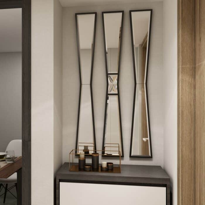 Add a touch of elegance to your home décor with this stunning Full-length Irregular Gold Mirror. This versatile piece can be used as an Entryway Mirror to make a statement as soon as guests walk through the door, or as a Vanity Mirror for your morning routine. The unique irregular shape adds a modern twist to the classic design, making it perfect for any space. Whether you need a Narrow Mirror for a small area or a Long Mirror to add depth to a room, this gold beauty is sure to impress. Elevate your space with this stylish and functional piece of home décor.