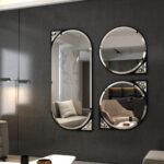 Add a touch of modern sophistication to your living space with our Asymmetrical Bathroom Vanity Mirror. This unique piece features a Round Irregular shape that adds an artistic flair to any room. The Aesthetic Long Gold Mirror frame enhances the elegance of the design, making it the perfect statement piece for your home decor. Whether you place it in your bathroom, living room, or as part of a set in your bedroom, this Unique Curved Mirror is sure to elevate your space with style and charm.