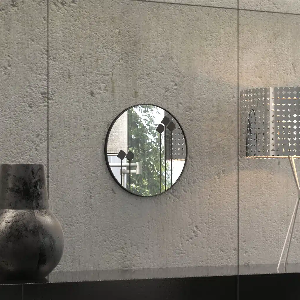 Elevate your space with this stunning Boho Chic Circle Mirror! Large and elegant, this Gold Round Wall Mirror exudes luxury and charm, making it the perfect decorative piece for your bathroom decor or vanity area. Featuring intricate Persian Calligraphy of love, this unique mirror adds a touch of cultural richness and romance to any room. Bring artistic flair and style to your home with this eye-catching piece that is as beautiful as it is functional.