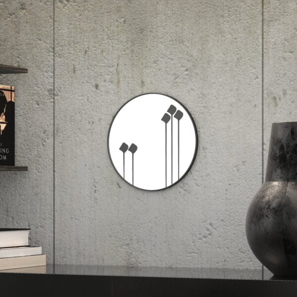 Elevate your space with this stunning Boho Chic Circle Mirror! Large and elegant, this Gold Round Wall Mirror exudes luxury and charm, making it the perfect decorative piece for your bathroom decor or vanity area. Featuring intricate Persian Calligraphy of love, this unique mirror adds a touch of cultural richness and romance to any room. Bring artistic flair and style to your home with this eye-catching piece that is as beautiful as it is functional.