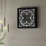 Add a statement-making touch to your living room or kitchen decor with this unique large wooden wall clock. This elegant timepiece is the perfect housewarming gift idea for those who appreciate stylish home decor. With its modern design and oversized silhouette, this large clock is sure to make a statement on any wall. Available in black, gray, gold, beige, and silver, this large wall clock is not only functional but also adds a touch of sophistication to any space. Whether you're looking for a kitchen clock or a living room clock, this silent wall clock is the perfect addition to your home. Upgrade your decor with this stylish and chic square wall clock today!