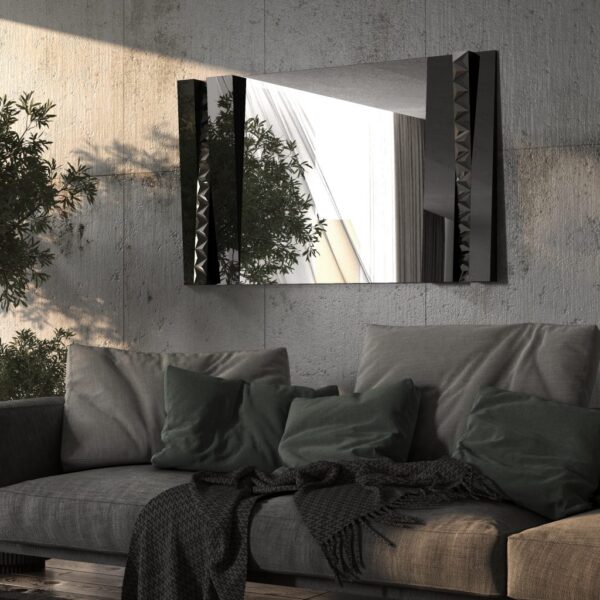 Handmade Rectangular Luxury Wall Mirror for Chic Living Room Decor - Elegant One of a Kind Aesthetic Mirror, Exquisite Vanity Mirror for Royal Living Room Decor - Modern Classic Design, Large & Unique, Stunning Housewarming Gift - Big Wall Mirror with Exquisite Design, Perfect for Elegant Decor