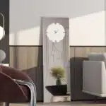 Add a touch of elegance and functionality to your living space with this stunning Standing Mirror with Clock. This floor mirror doubles up as a leaner mirror with a unique Minimal Mirror Clock design, perfect for adding a modern touch to your room décor. This Large Big wall mirror in gold black silver tones is a show-stopping piece that is sure to impress. Whether used in the living room as a focal point or in the entryway for a stylish welcome, this Elegant Designer Mirror for chic homes is a versatile addition to any room. Elevate your space with this Designer Mirror clock that also serves as a Vanity Mirror, adding both style and practicality in one exquisite piece.