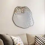 Asymmetrical Irregular Wavey Vanity Wall Mirror, Aesthetic Decor - Image 7