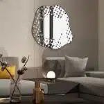 Asymmetrical Irregular Wavey Vanity Wall Mirror, Aesthetic Decor - Image 2
