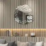 Asymmetrical Irregular Wavey Vanity Wall Mirror, Aesthetic Decor