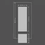 Luxury Free-Standing Full-Length Mirror with Beveled Edges and 3D Prism Mirrored Base - Image 11