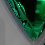 Mirror-polished inox stainless steel sculpture